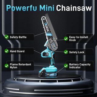 Foto 5 | Foto 5 | Motosierra Inalámbrica Aokia 21v Portátil De 15 Cm Eléctrica - Venta Internacional.