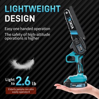 Foto 6 | Foto 6 | Motosierra Inalámbrica Aokia 21v Portátil De 15 Cm Eléctrica - Venta Internacional.