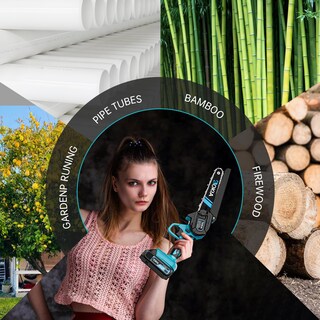 Foto 7 | Foto 7 | Motosierra Inalámbrica Aokia 21v Portátil De 15 Cm Eléctrica - Venta Internacional.