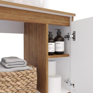Foto 7 | Foto 7 | Mueble Lavamanos Elevado Guali Miel