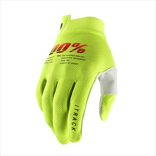 Foto 1 | Foto 1 | Guantes 100% Itrack Motocross Ligero Amarillo Fluo Talla L - Venta Internacional.
