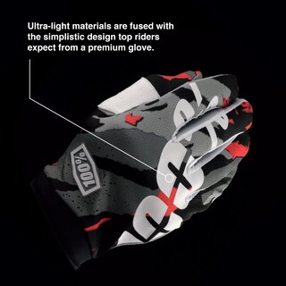 Foto 3 | Foto 3 | Guantes 100% Itrack Motocross Ligero Amarillo Fluo Talla L - Venta Internacional.
