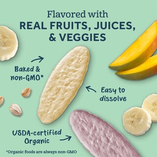 Foto 3 | Foto 3 | Gerber Teethers Baby Snacks Para Bebé Galletas Para Bebé Saludables Importadas - 24 Teethers - 1.7oz