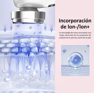 Foto 4 | Foto 4 | Masajeador Facial Electroporador Ultrasónico Antiarrugas