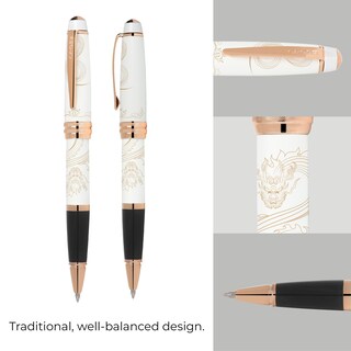 Foto 5 | Foto 5 | Bolígrafo Rollerball Cross Bailey 2024 Dragón Perla Blanca - Venta Internacional.