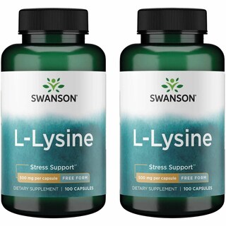 Foto 1 | Foto 1 | Swanson L-lisina 500 Mg Apoyo Al Estrés Y Sistema Nervioso Paquete De 2 - Venta Internacional.