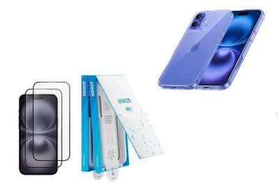 Foto 1 | Foto 1 | Funda Transparente Y Protector De Pantalla Anker Para Iphone 16 Plus De 6.7 Pulgadas - Venta Internacional.