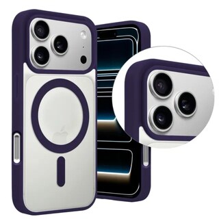 Foto 4 | Foto 4 | Funda para iPhone Pro Max Clear Case Morado