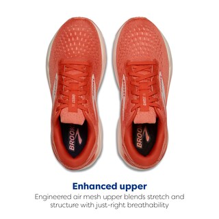 Foto 4 | Foto 4 | Zapatillas Para Correr Brooks Ghost 16 Para Mujer  Color Coral  Talla 5 Medio - Venta Internacional.