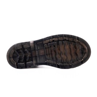 Foto 4 | Foto 4 | Botas Offlander  Tipo Militar  Piel Crazy  Negro  Huesos Azules Bordados