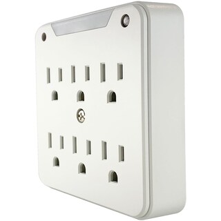 Foto 4 | Foto 4 | Power Strip Stanley 33208 Surge Pro De 6 Salidas Con Luz Nocturna De 125 V - Venta Internacional.