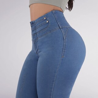 Foto 2 | Foto 2 | Jeans Pantalón De Mezclilla Levanta Pompa Push-up Sea Brazil