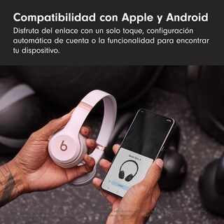 Foto 3 | Foto 3 | Auriculares Supraaurales Inalámbricos Beats Solo4 Rosa Nube