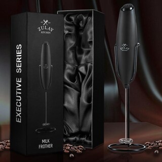 Foto 2 | Foto 2 | Espumador De Leche Zulay Executive Series Ultra Premium Plateado Con Soporte Mejorado Para Café
