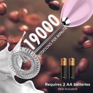 Foto 4 | Foto 4 | Espumador De Leche Powerlix Eléctrico De Mano Duradero Con Batidor De Acero Inoxidable