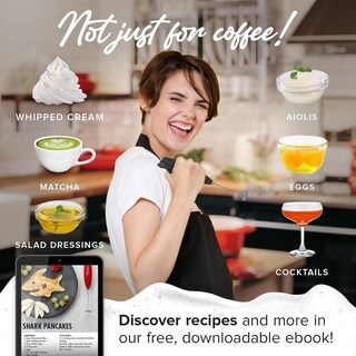 Foto 4 | Foto 4 | Espumador De Leche Powerlix Negro Duradero Con Batidor De Acero Inoxidable Y Soporte Incluido