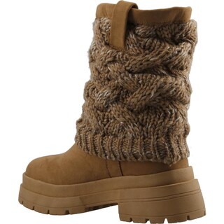 Foto 4 | Foto 4 | Bota Dama Daddy Women 11042 Durazno Bota Invierno Casual Mujer Talla 23 A 26 E