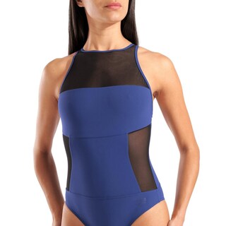 Foto 4 | Foto 4 | Traje De Baño Arena Feel Mesh Panels Swim Pro Back Para Mujer Azul Marino