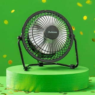 Foto 6 | Foto 6 | Mini Ventilador De Computadora Holmes Negro De Alta Velocidad Con Cabeza Inclinable 360° Para Oficin