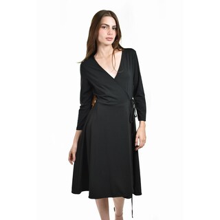 Foto 4 | Foto 4 | Vestido Envolvente Roman Fashion /juvenil  6259 (negro) Negro