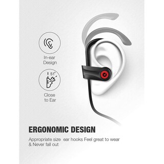 Foto 4 | Foto 4 | Auriculares Bluetooth Audio-hongxin Otium Negros Deportivos Inalámbricos Ipx7 Impermeables Con Micró