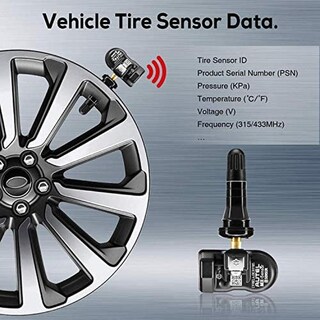 Foto 7 | Foto 7 | Sensor De Neumáticos Tpms Autel Maxitpms Mx Negro Universal De Goma 315/433mhz Pack De 10 Piezas Pro