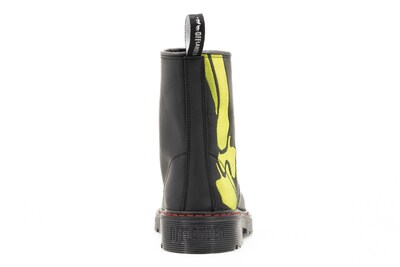 Foto 4 | Foto 4 | Botas Offlander Tipo Militar Piel Crazy Negras Huesos Verdes Bordados para Mujer