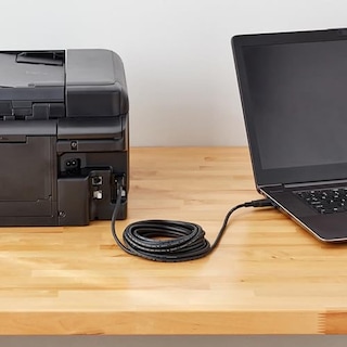 Foto 8 | Foto 8 | Amazon Basics - Cable Tipo Impresora Usb 2.0 Macho A A Macho B (4 8 Metros) Color Negro