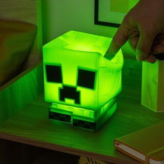 Foto 5 | Foto 5 | Lámpara Paladone Minecraft Creeper Squishyglo Verde De Silicona Recargable Para Niños Y Adolescentes