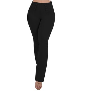 Foto 1 | Foto 1 | Pantalón De Vestir Negro Sea Brazil Para Mujer