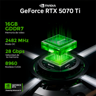 Foto 6 | Foto 6 | Pc Gamer Dxtgaming Geforce Rtx 5070 Ti Amd Ryzen 9 9900x 32gb Ddr5 Ssd 2tb Monitor 34 180hz Sistema Liquido Wifi W11 Gaming 4k