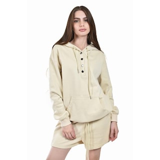 Foto 1 | Foto 1 | Conjunto Sudadera Con Shorts Roman Fashion /juvenil  5290 (beige) Beige