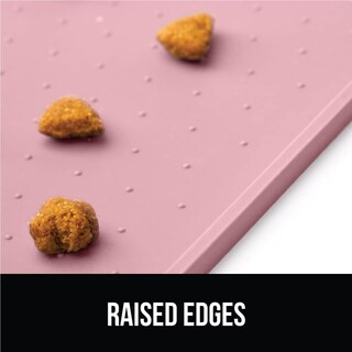 Foto 2 | Foto 2 | Alfombrilla De Alimentación De Silicona Gorilla Grip Rosa 100% Impermeable Con Borde Elevado Para Ma