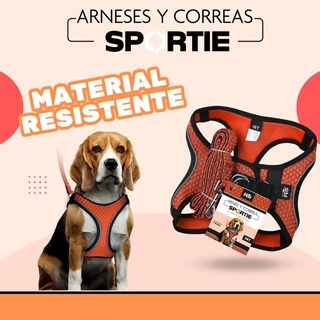 Foto 4 | Foto 4 | Set Arnés Y Correa Sportie Fancy Pets Naranja Para Perro Tamaño Intermedio