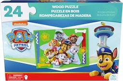 Patrulla Canina  Rompecabezas De 24 Piezas De Madera De Chase  Skye  Marshall  Everest  Zuma  Rocky Y Rubble