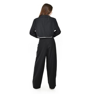 Foto 3 | Foto 3 | Traje Sastre Cropped Roman Fashion /juvenil 07377 (negro) Negro