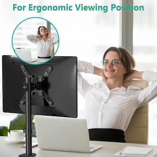 Foto 2 | Foto 2 | Soporte Para Monitor Wali Negro Ajustable Hasta 42 Pulgadas