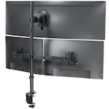 Soporte De Computadora Vivo Negro Extra Alto Para Monitor Triple Hasta 49 Pulgadas