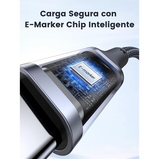 Foto 4 | Foto 4 | Cable Usb Tipo C A C Ugreen 100w Negro 2m Carga Rápida Para Macbook  Ipad  Iphone  Galaxy Y Huawei