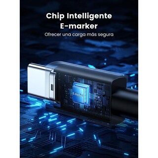 Foto 3 | Foto 3 | Cable Usb C A C Ugreen Blanco Carga Rápida 240w Compatible Con Macbook Hp Asus Iphone Galaxy Ip