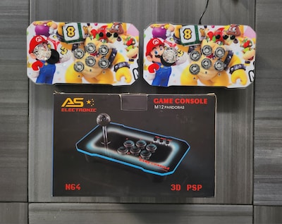 Foto 2 | Foto 2 | Tablero Consola Arcade N64 Con 2 Mandos y Más De 30 000 Juegos