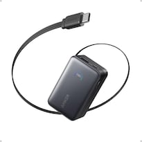 Anker Nano Power Bank Cargador Portátil De 10.000mah Con Cable Retráctil Instacord De 7m Batería Co