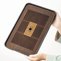 Bandeja De Té De Bambú  36 X 24 X 4 Cm  1000 Ml  De Tray Chanjoon - Venta Internacional.
