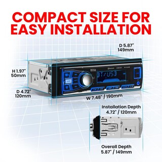 Foto 4 | Foto 4 | Estéreo Multimedia Para Auto Boss Audio Systems Negro Con Bluetooth Y Manos Libres