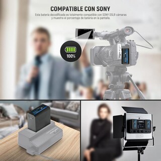 Foto 5 | Foto 5 | Baterías Recargables Neewer Np-f970 7800mah En Negro Con Carga Rápida Tipo C Para Videocámaras Y Mon