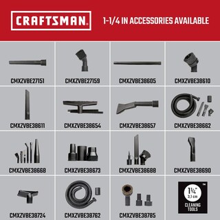 Foto 4 | Foto 4 | Kit De Accesorio Para Aspiradora Craftsman Negro De Plástico Grado Industrial