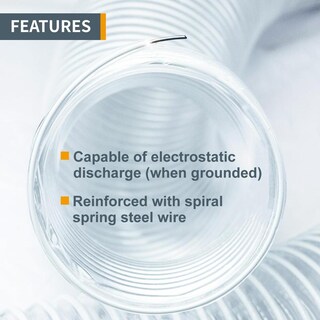 Foto 5 | Foto 5 | Manguera Flexible De Recolección De Polvo Powertec Transparente Con Abrazaderas