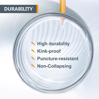 Foto 5 | Foto 5 | Manguera De Recogida De Polvo Powertec Transparente Flexible De Pvc 4 Pulgadas X 20 Pies Con Abrazad