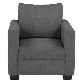 Foto 3 | Foto 4 | Sala Dicasa Gales Color Gris Noche 3 Piezas (sofá  Love Y Sillón)