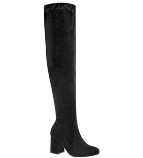 Foto 3 | Foto 3 | Botas Altas Exterior Gamuza Color Negro Para Mujer De Rbcollection